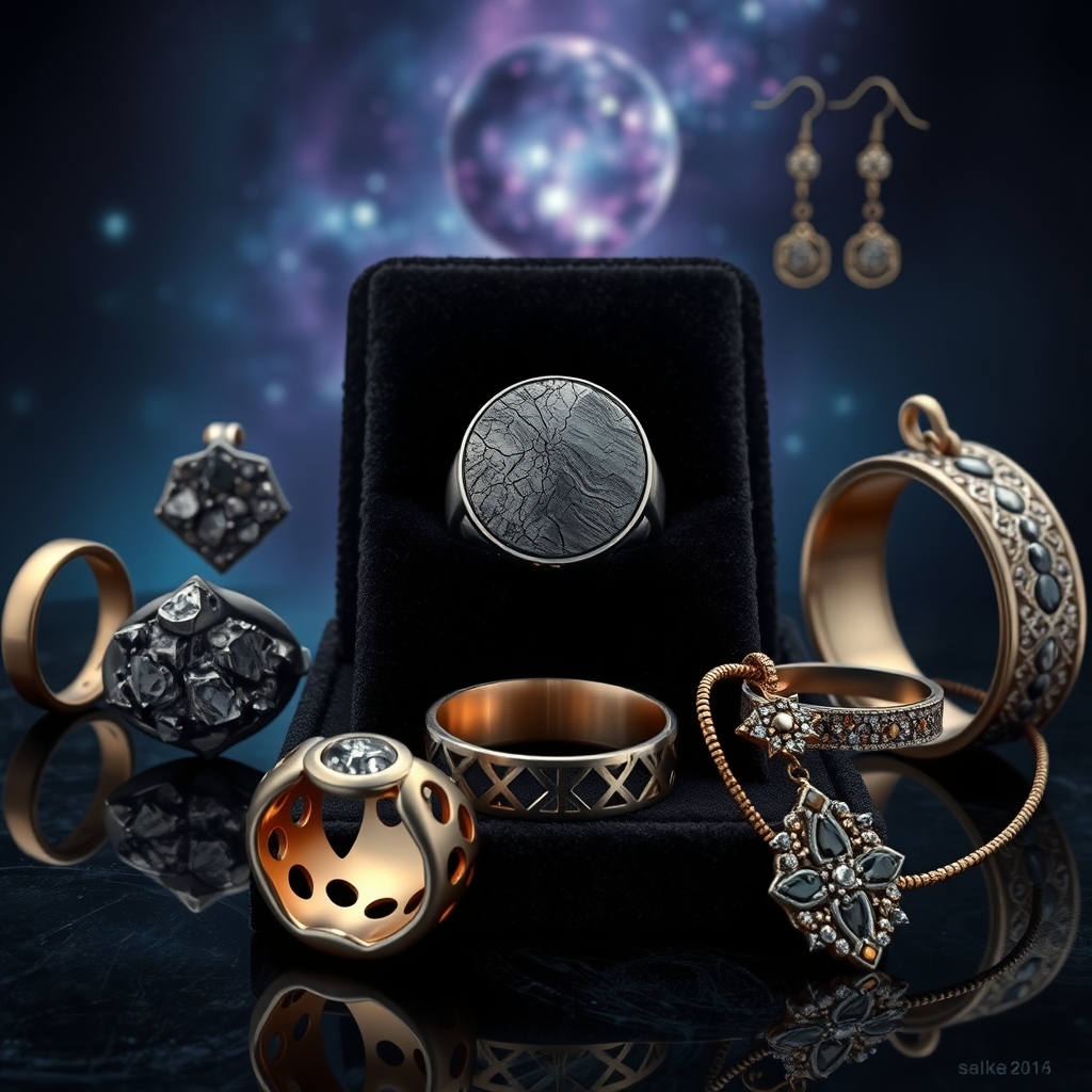 Echoes of the Universe: How Meteorite Jewelry Captivates Hearts with Cosmic Wonder