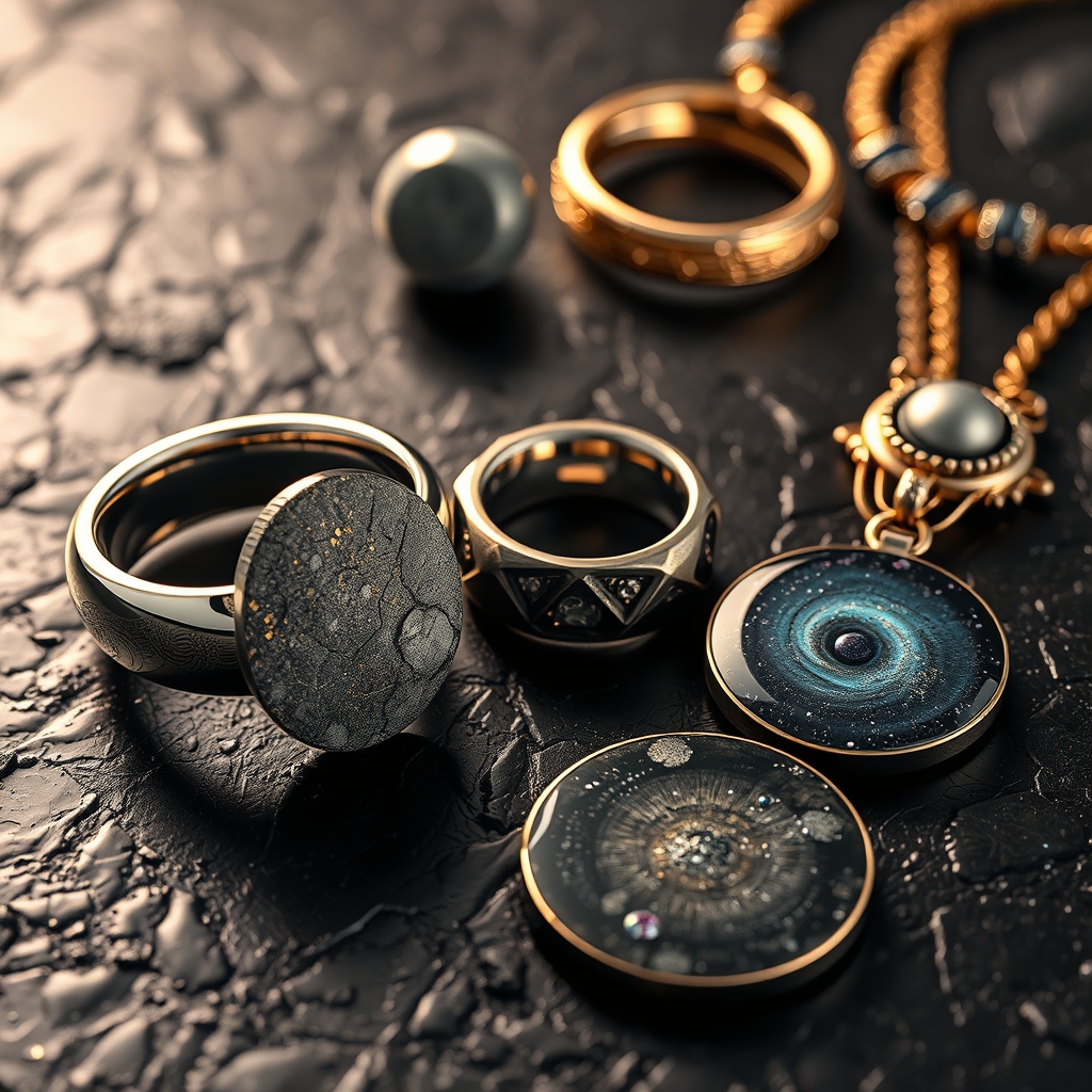 Stardust Adorned: The Otherworldly Beauty of Meteorite and Celestial Jewelry