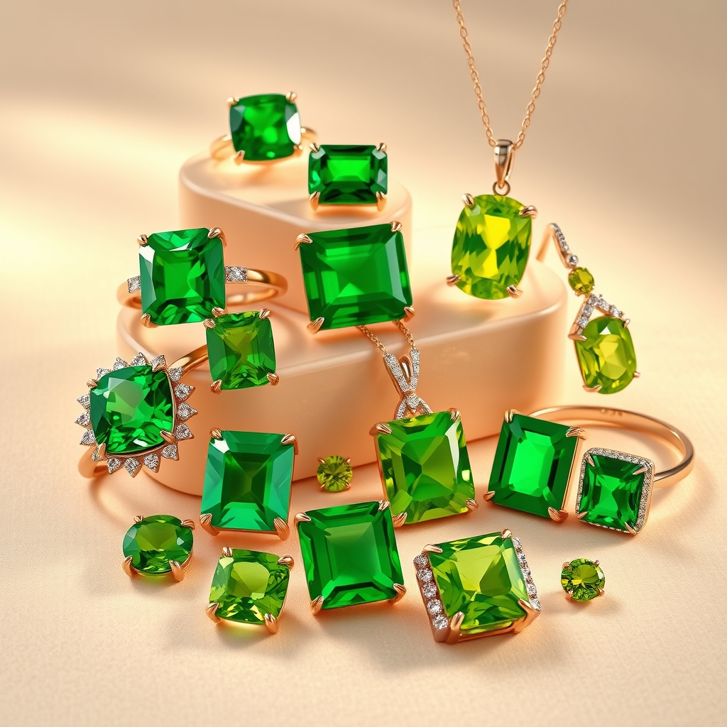 The Allure of Vibrant Green Gemstones in Jewelry