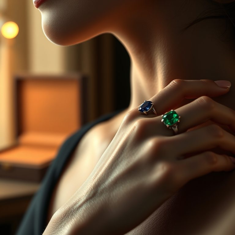 The Radiant Dialogue: How Sapphire Pendants and Emerald Rings Tell Stories Without Words