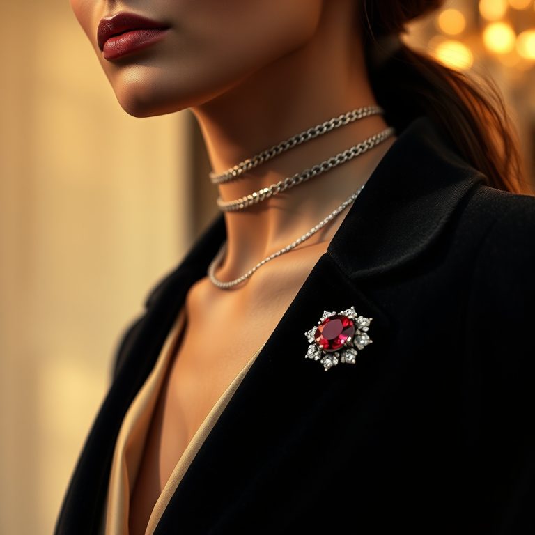 The Unspoken Elegance: How Platinum Chokers and Ruby Brooches Define Modern Sophistication