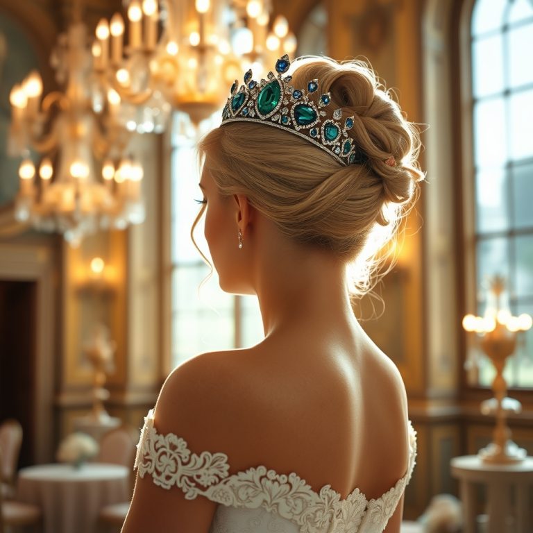 The Art of Adorning Royalty: How Sapphire Tiaras and Emerald Crowns Define Timeless Bridal Grandeur