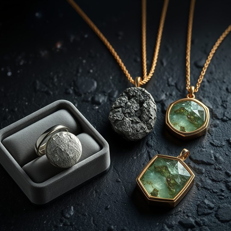 The Enigmatic Allure of Meteorite Jewelry: Wearing a Piece of the Universe