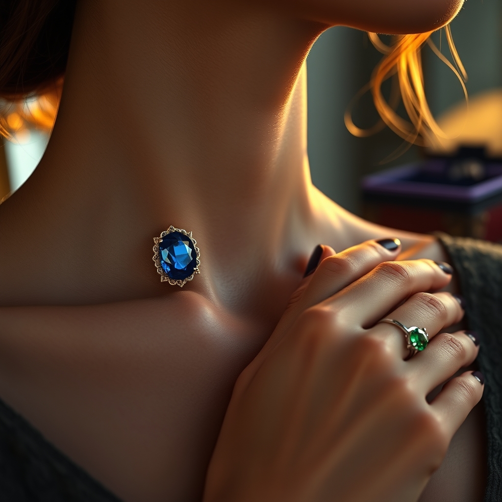 The Gilded Luminance: How Sapphire Pendants and Emerald Rings Illuminate the Soul’s Hidden Narratives