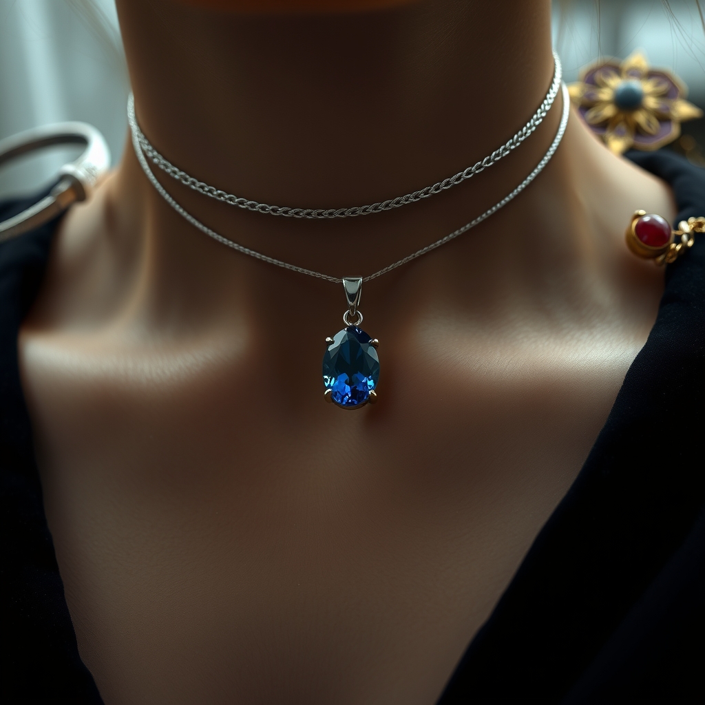 The Gilded Luminosity: How Platinum Chokers and Sapphire Pendants Become the Silent Architects of Personal Grace