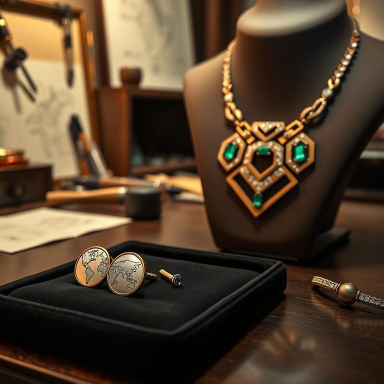 The Gilded Signature: How Custom Cufflinks and Statement Necklaces Become the Emblem of Personal Identity
