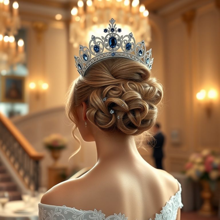 The Platinum Promise: How Diamond and Sapphire Tiaras Redefine Bridal Opulence