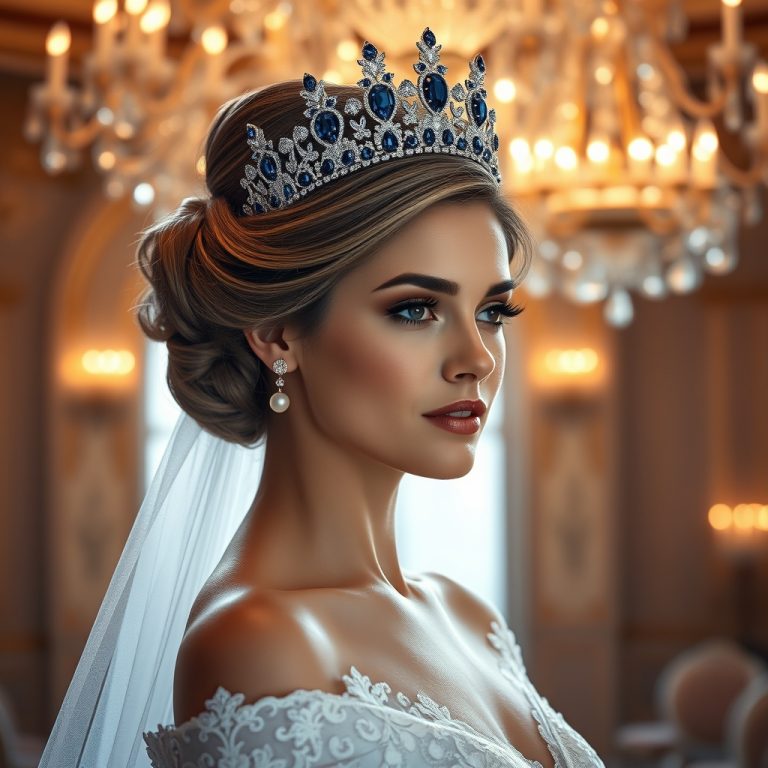The Radiant Majesty of Sapphire Tiaras: A Bride’s Guide to Choosing the Perfect Blue Gemstone Crown
