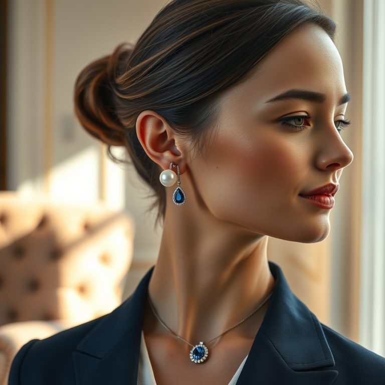 The Gilded Dialogue: How Pearl Earrings and Sapphire Pendants Craft a Language of Silent Sophistication