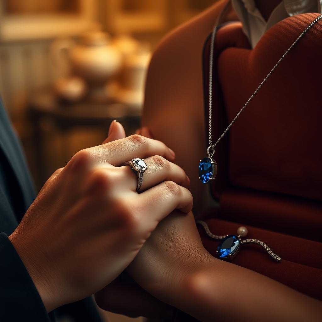 The Gilded Spectrum of Devotion: How Engagement Rings and Sapphire Pendants Become the Silent Vows of Modern Love